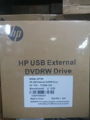 Hp Usb External DVDRW Drive