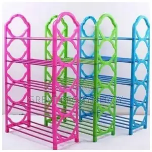 Coloured Shoe Rack
