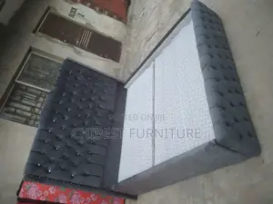 Quality 6by6 Ulphostery Padded Bed Frame