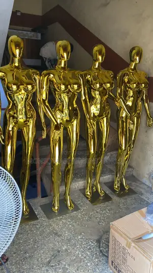 Size 12 Gold Chrome Female Newly Imported Mannequin