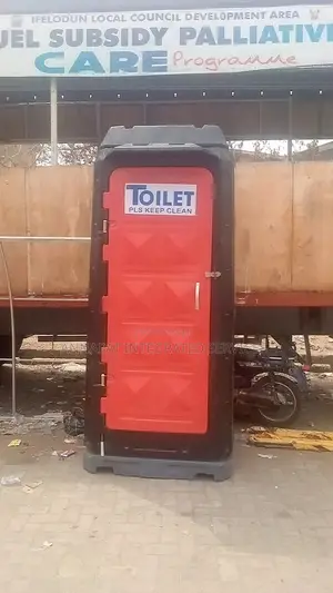 Mobile Toilet With Overhead Tank