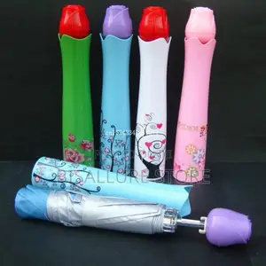 Rose Flower Bottle Umbrella