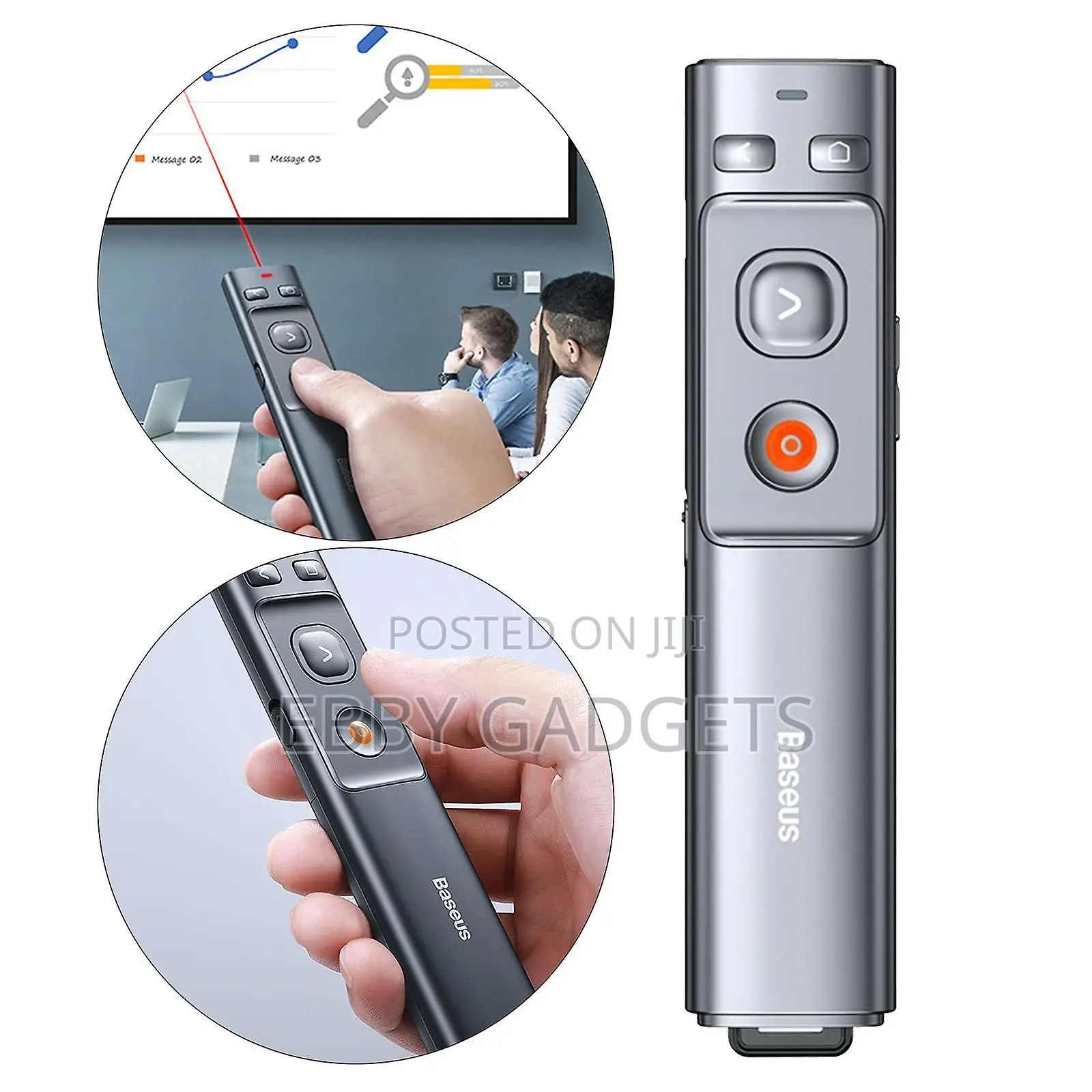 Wireless Presenter Usb+Type-C PPT Clicker Pen