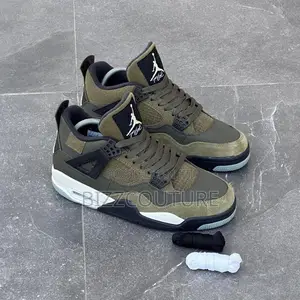 Original Undefeated X Air Jordan 4 Olive Available in Store