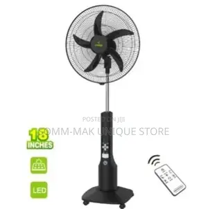 Iwin Energy Rechargeable Solar Ac Dc Standing Fan- 18 Inches