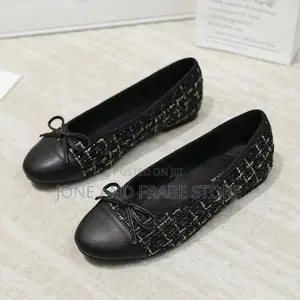 Women Ladies Flat Leather Shoes
