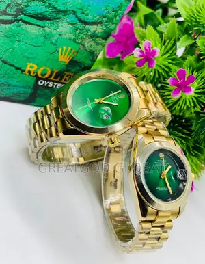 *Couple Rolex Oyster Date-Just Gold Plated