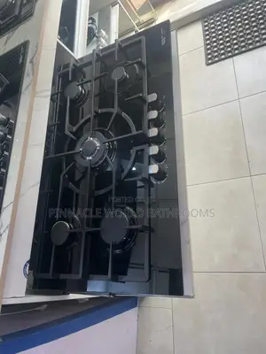 90cm 5burner Built in Gas With 8mm Glass