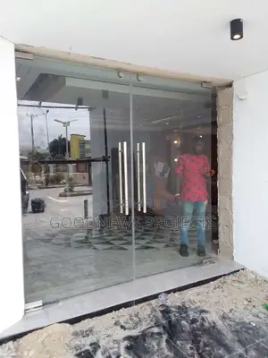 Hotel Entrance Big Glass Door