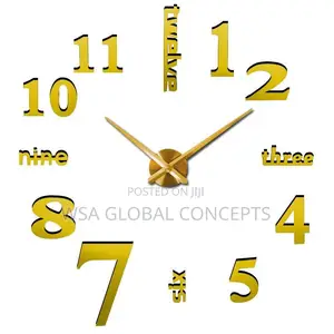 3D Wall Clock DIY