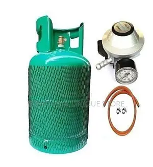 Gas Cylinder With 6m Hose - Regulator Clip Combo - 12kg