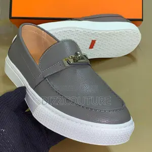 Original HERMES Leather Loafers Available in Store