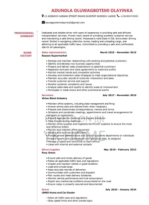 Driver Job