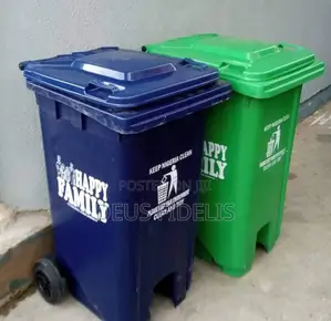 Waste Bin Refuse Container With Wheels