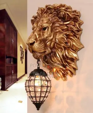 Lion Head Royal Wall Bracket Lantern