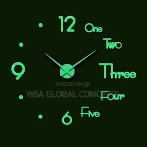 Luminous Design 3D Wall Clock DIY