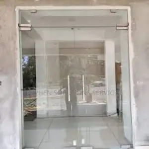 Toughened Double Glass Door, for Shop