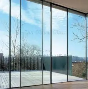Portable Toughened Glass Door, for Home