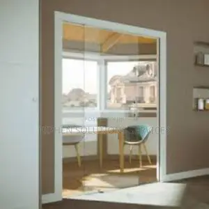 Frameless Sliding Glass Door System With Tempered Glass