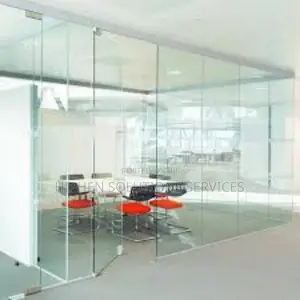 Hiphen Solutions Toughened Glass Door, for Office