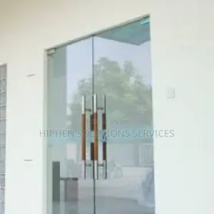 Hinged 8mm Toughened Glass Door, for Shops