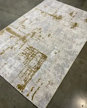 Modern Gold Persian Centre Rug