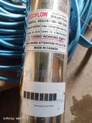 Ecoflow AC / DC 3hp 2200w Hybrid Solar Pumping Machine
