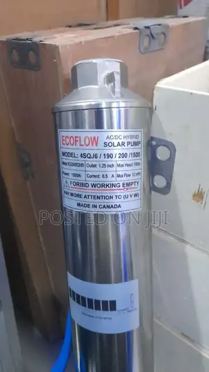 Ecoflow AC / DC 2hp 1500w Hybrid Solar Pumping Machine