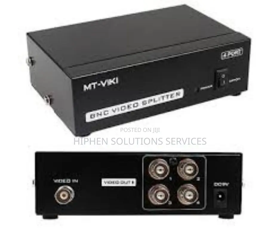 1 to 4 BNC Security Camera Splitter