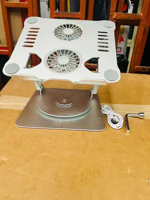 Foldable Dj Laptop Stand With Fan