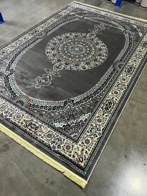 Modern Turkish Royal Silk Persian Centre Rug