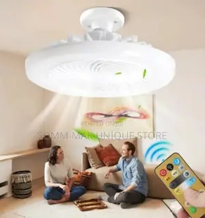 Mini Led Light Ceiling Fan With Remote Control