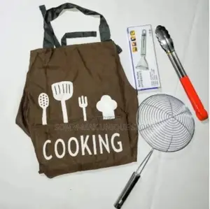 Kitchen Combo - Apron +Thong + Peeler + Sieve - 4pcs