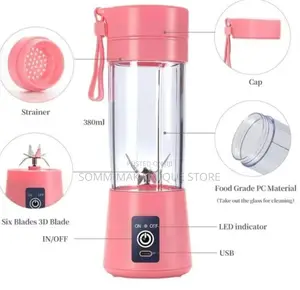 Usb Rechargeable Portable Mini Juicer Cup 400ml Juicer