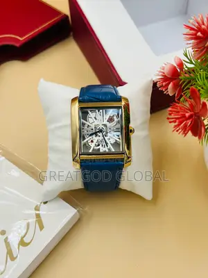 Cartier Leather Wristwatch  for Ladies