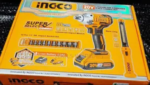 COSLI23011 Ingco 5 In 1 Cordless Impact Wrench With Kit