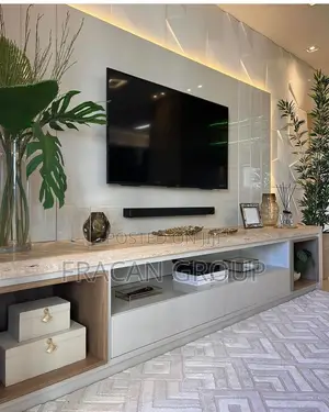 Customized TV Console in Abuja. Fracan Interior LTD
