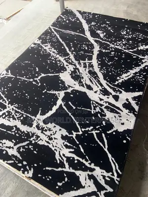 Black Modern Turkish Persian Centre Rug