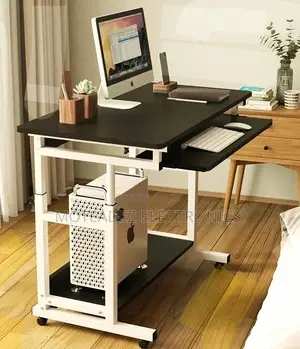 Adjustable Big Size (80cm) Bedside Laptop Table With Drawer