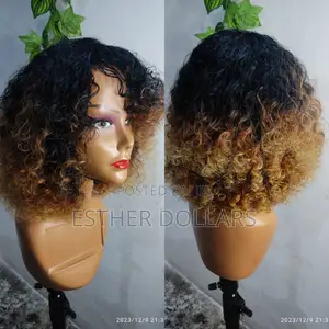 Finest Water Curly Fringe Wig
