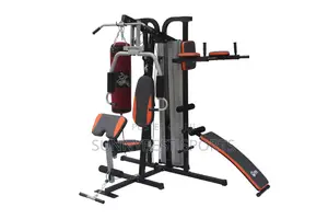 Heavy Duty 3 Station Gym With Sit Up and Punching Bag
