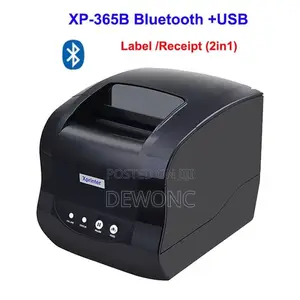 2 in 1 Barcode Printer With Bluetooth (Xp-365b)