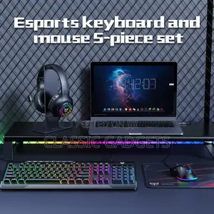 TZ5006 5in1 Combo Gaming Set-Mouse/Keyboard/Headset/Mousepad