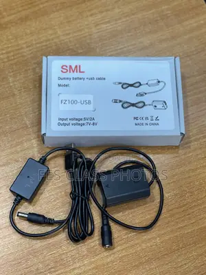 SML Fz100 Dummy Battery With USB Cable