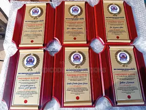 Wooden, Acrylic, Crystal Award Plaque