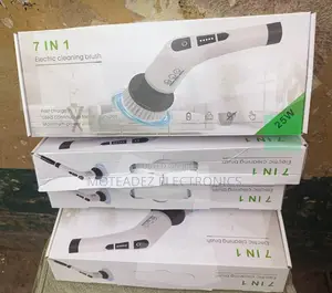 7in1 Rechargeable 25w Wireless Turbo Cleaning Spin Scrubber Brush
