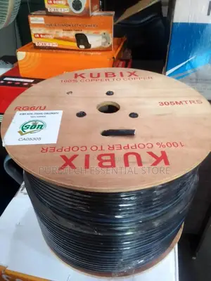 Coaxial Cable Rg59 With 2c Power Cable 100% Copper