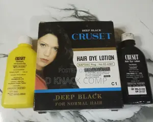 Cruset Hair Dye (Deep Black)