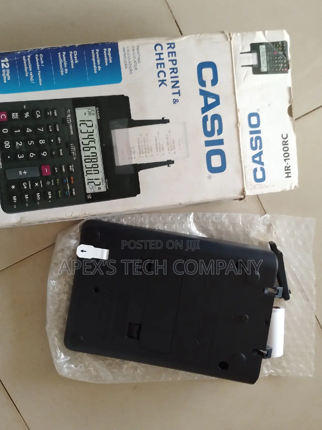 Casio Printing Calculator Hr-100rc