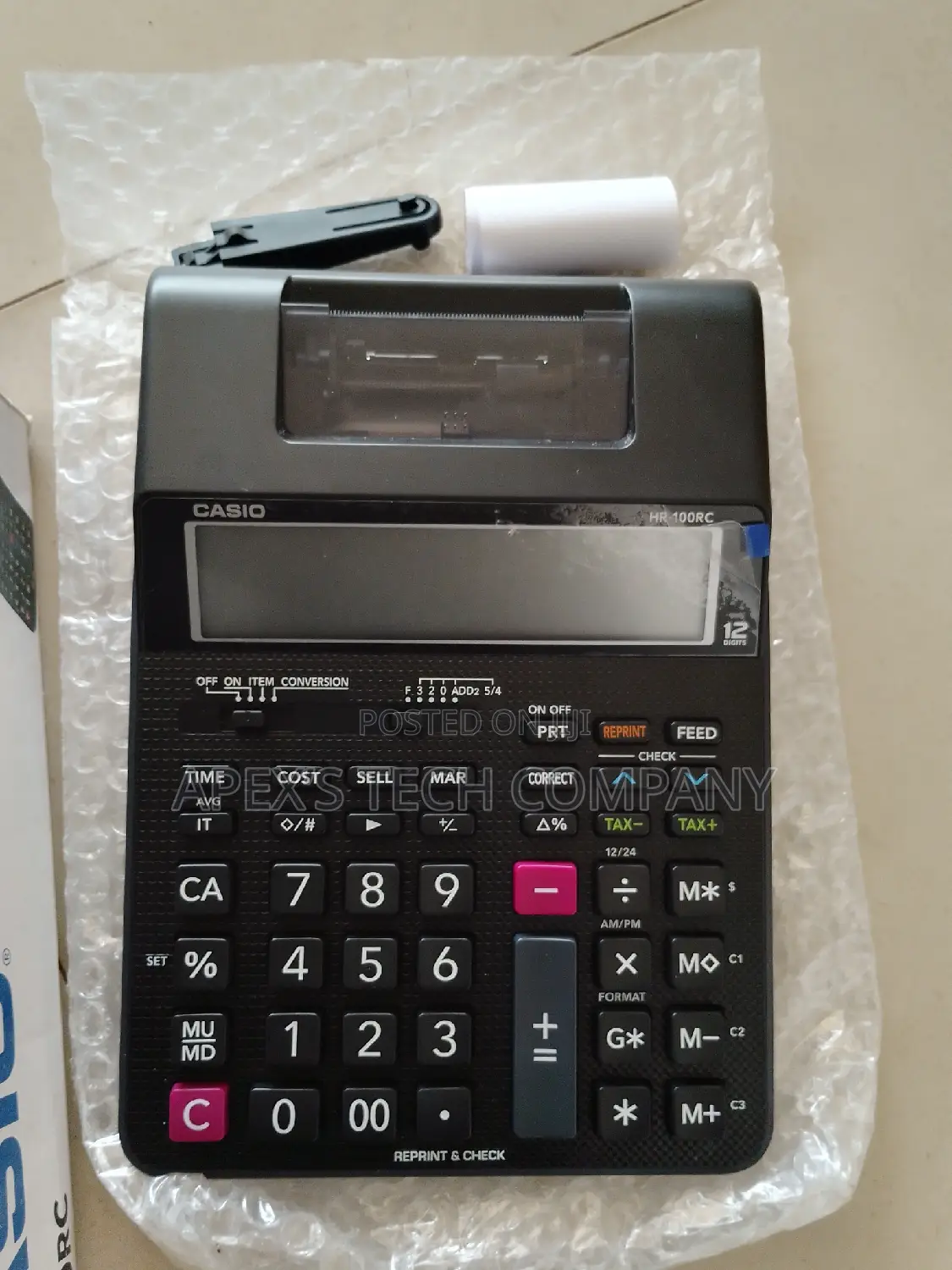 Casio Printing Calculator Hr-100rc